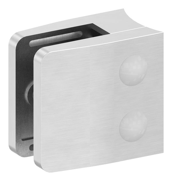 Glasklemme Modell 34, Anschluss für ø 76,1mm Rohr, für Glasstärke 1,5 - 12,76mm