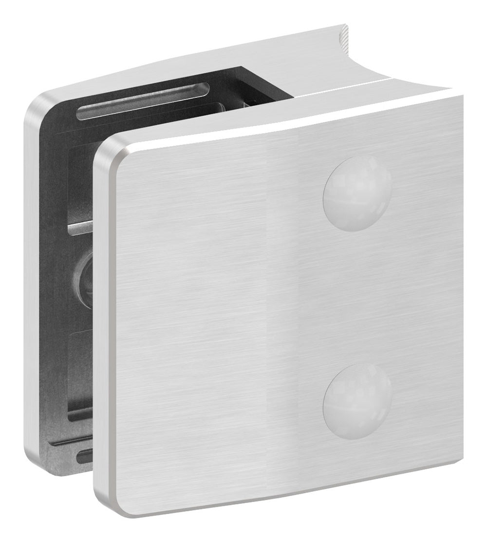 Glasklemme Modell 35, Anschluss für ø 48,3mm Rohr, für Glasstärke 8,0 - 17,52mm
