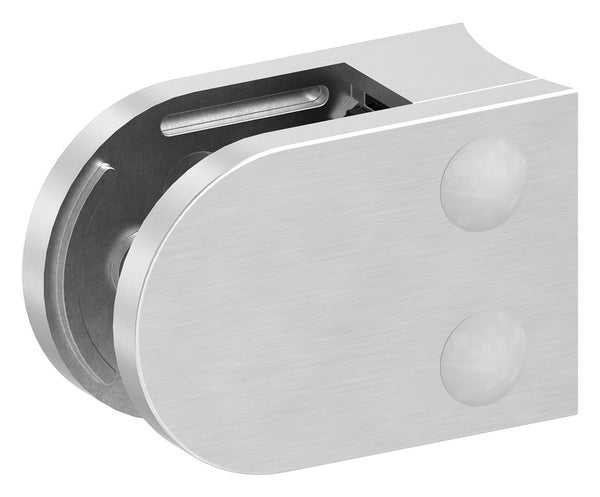 Glasklemme Modell 38, Anschluss für ø 76,1mm Rohr, für Glasstärke 1,5 - 12,76mm