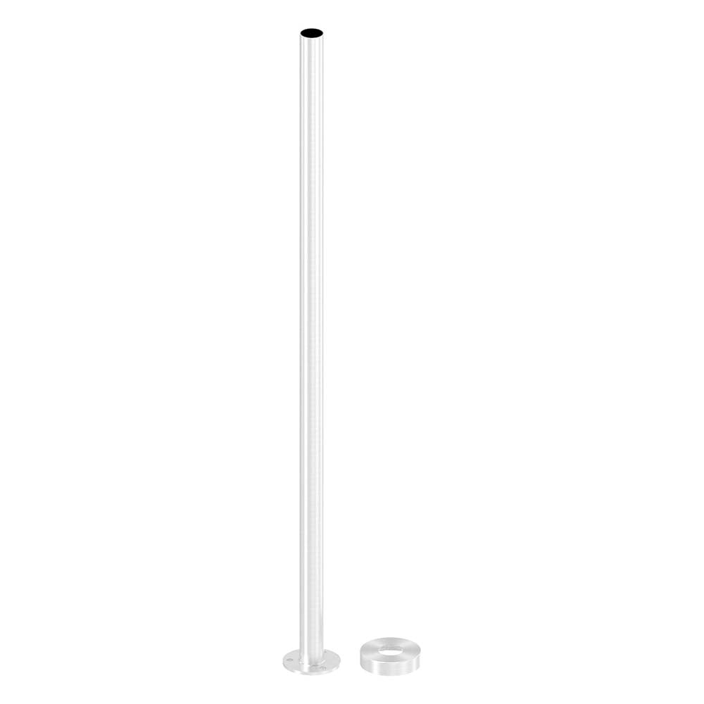 Edelstahlpfosten zur Bodenmontage 42,4mm, Länge 1190mm (zur Selbstbearbeitung)