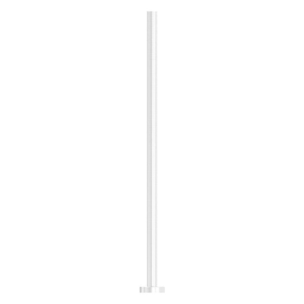 Edelstahlpfosten zur Bodenmontage 42,4mm, Länge 1190mm (zur Selbstbearbeitung)
