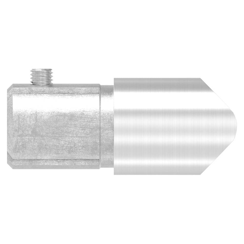 Anschlussstück 90° mit Klemmschraube, für Rohr 33,7 x 2,0mm an Rohr 33,7mm