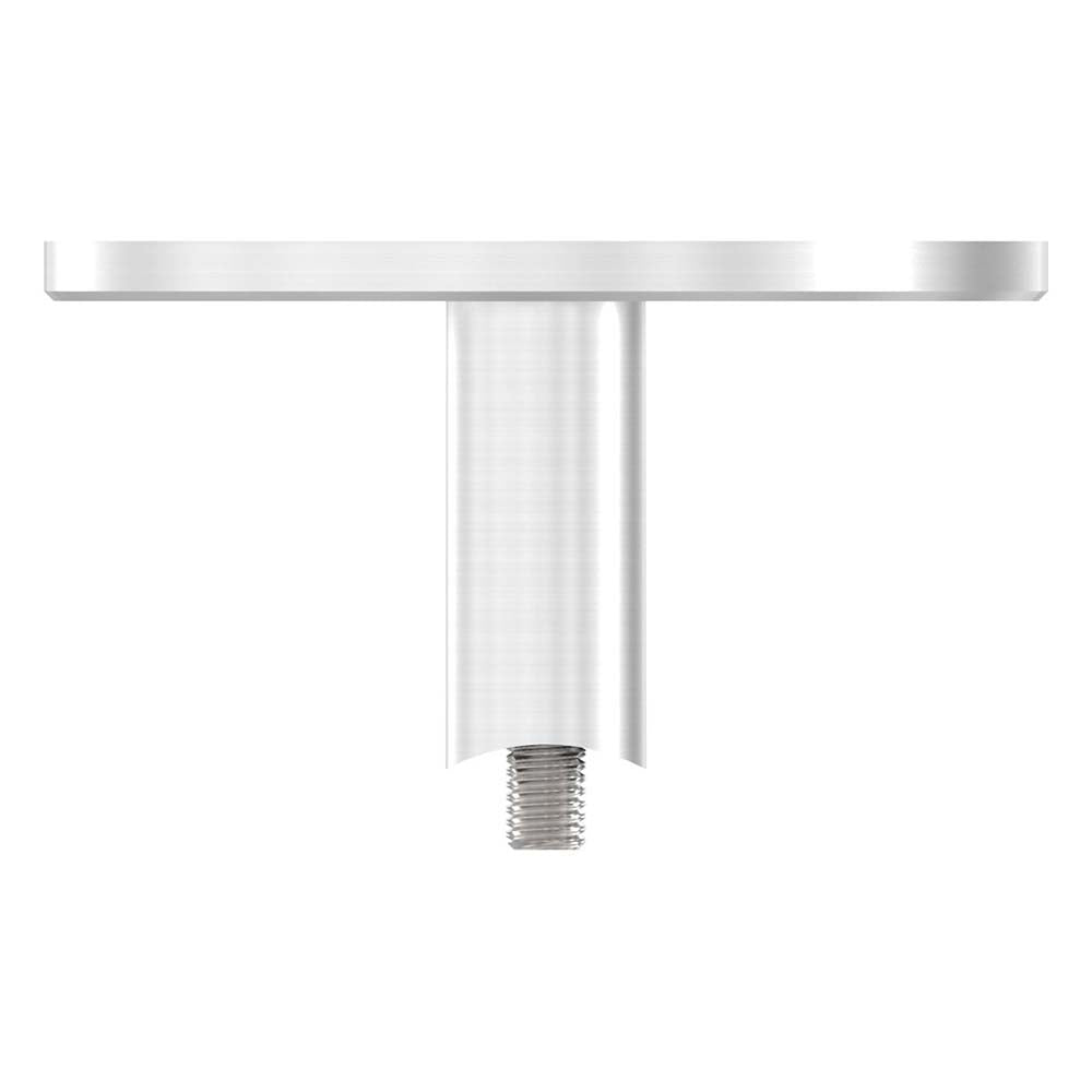 Wandanker mit M8 x 70 Schrauben für Geländerpfosten, Platte 100 x 6mm, für 42,4mm Rohr