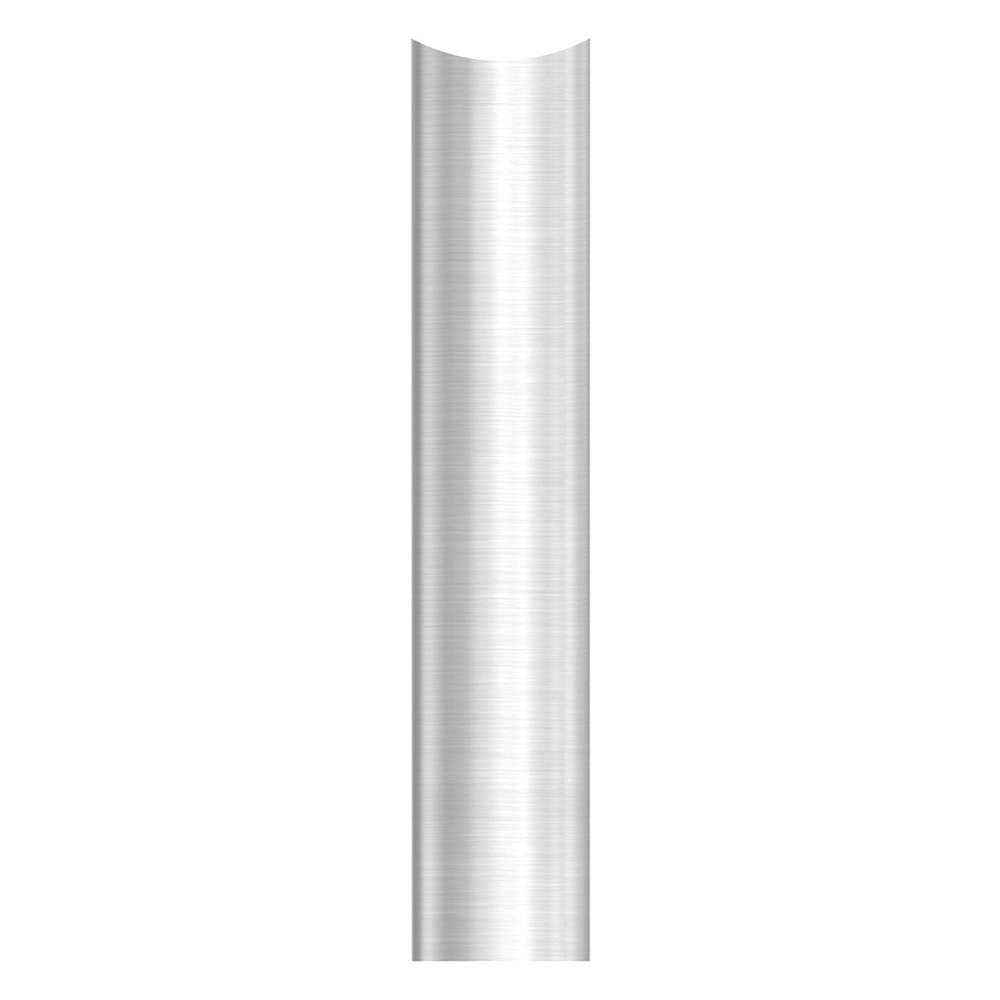 Distanzhülse ø 20 x 2mm, Länge 100mm, einseitig ausgefräst für Rohr ø 42,4mm
