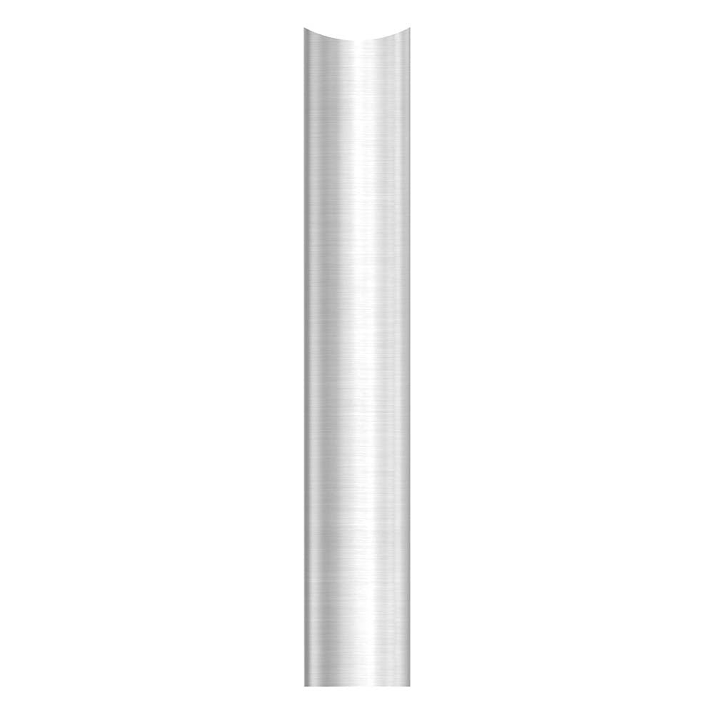 Distanzhülse ø 20 x 2mm, Länge 120mm, einseitig ausgefräst für Rohr ø 42,4mm