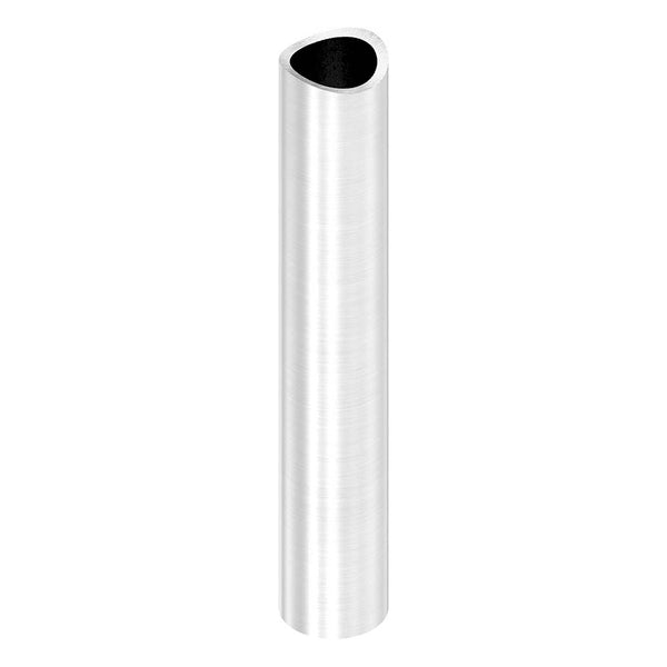 Distanzhülse ø 20 x 2mm, Länge 120mm, einseitig ausgefräst für Rohr ø 42,4mm