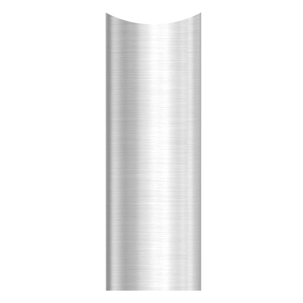 Distanzhülse ø 20 x 2mm, Länge 55mm, einseitig ausgefräst für Rohr ø 42,4mm