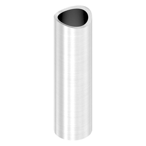 Distanzhülse ø 20 x 2mm, Länge 70mm, einseitig ausgefräst für Rohr ø 42,4mm
