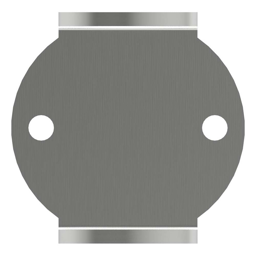 Wandanker zum Anschweißen für Geländerpfosten, Platte 101 x 60 x 6mm, für 33,7mm Rohr