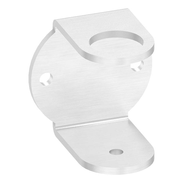 Wandbefestigung zum Anschweißen für Geländerpfosten, Platte 101 x 100 x 6mm, für 42,4mm Rohr