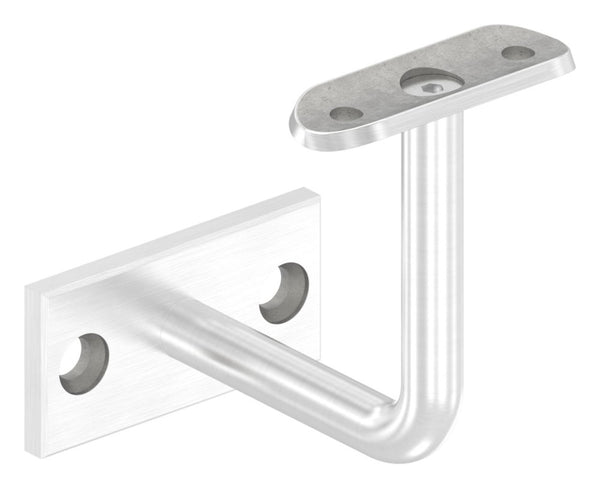 Handlaufhalter zur Wandbefestigung mit verschweißter Ronde 70 x 35 x 6mm, für Rohr ø 42,4mm