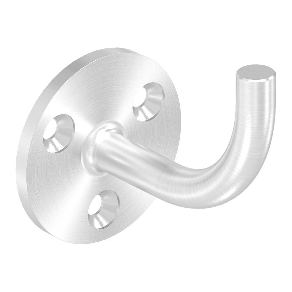 Handlaufhalter zur Wandbefestigung mit verschweißter Ronde flach 60 x 5mm, zum Anschweißen