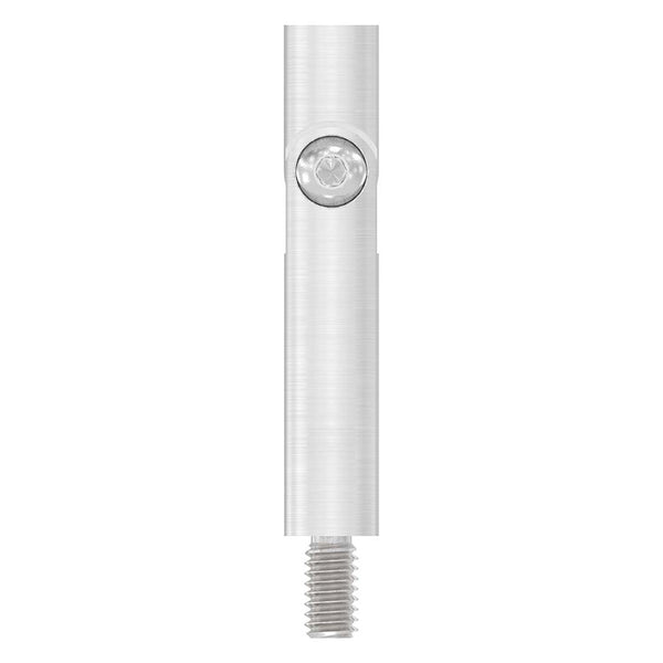 ø 14mm Stift mit Gelenk, mit M8 x 15mm Außengewinde unten und M6 x 15mm Innengewinde oben, Länge 76mm
