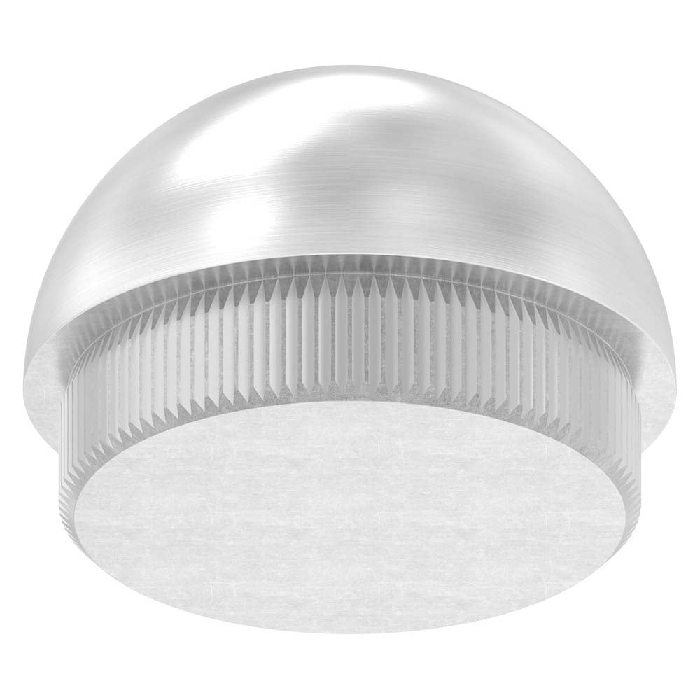 Endkappe halbrund, massiv, für Rohr ø 42,4 x 2,5mm, zum Einschlagen