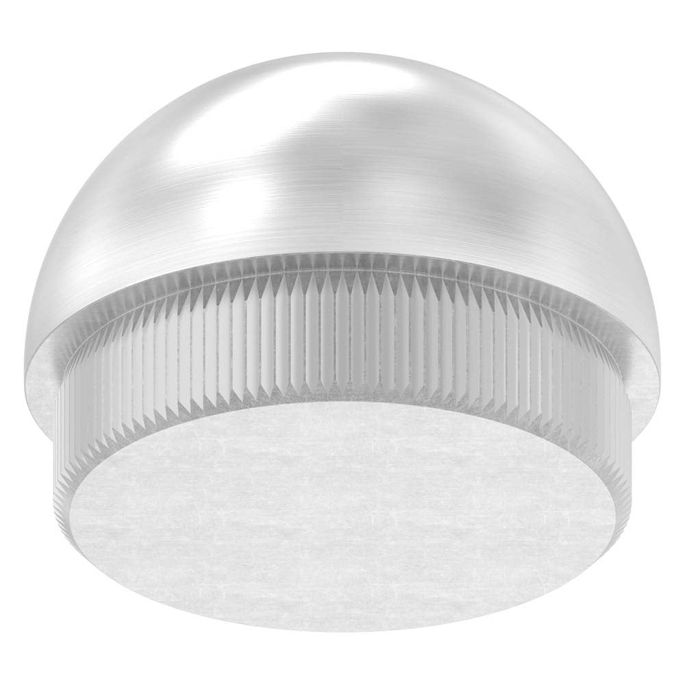 Endkappe halbrund, massiv, für Rohr ø 40,0 x 2,0mm, zum Einschlagen
