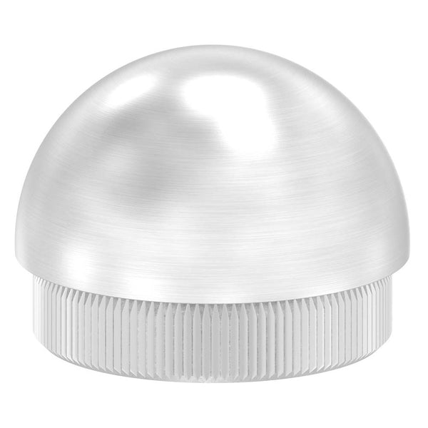 Endkappe halbrund, massiv, für Rohr ø 40,0 x 2,0mm, zum Einschlagen
