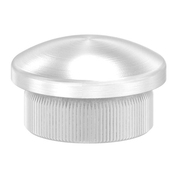 Endkappe leicht gewölbt, massiv, für Rohr ø 21,3 x 2,0mm, zum Einschlagen