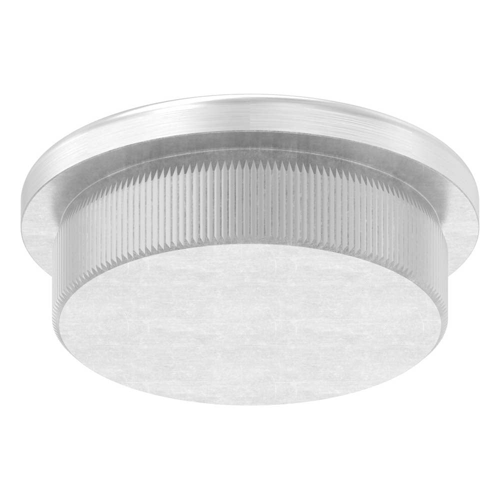 Endkappe leicht gewölbt, massiv, für Rohr ø 33,7 x 2,5mm, zum Einschlagen