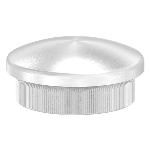 Endkappe leicht gewölbt, massiv, für Rohr ø 33,7 x 2,5mm, zum Einschlagen