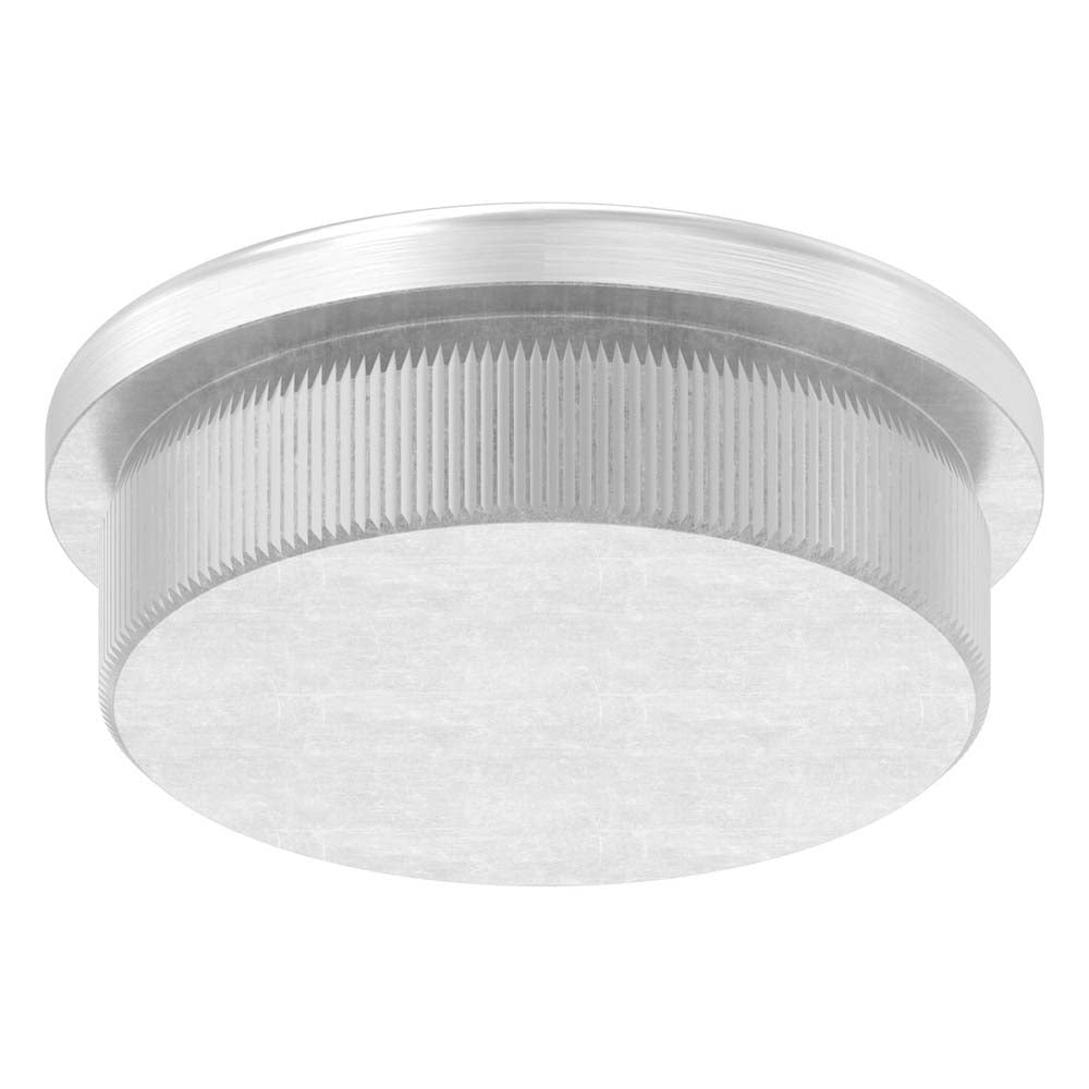 Endkappe leicht gewölbt, massiv, für Rohr ø 33,7 x 2,0mm, zum Einschlagen