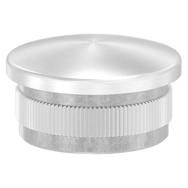 Endkappe leicht gewölbt, hohl, für Rohr ø 33,7 x 2,0mm, zum Einschlagen