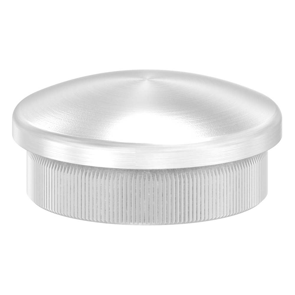 Endkappe leicht gewölbt, massiv, für Rohr ø 33,7 x 2,0mm, zum Einschlagen