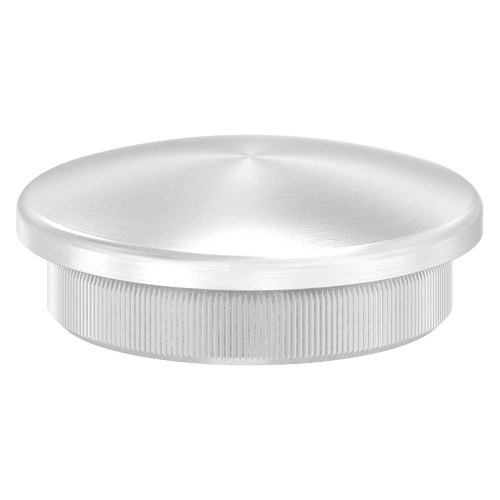 Endkappe leicht gewölbt, massiv, für Rohr ø 42,4 x 3,0mm, zum Einschlagen