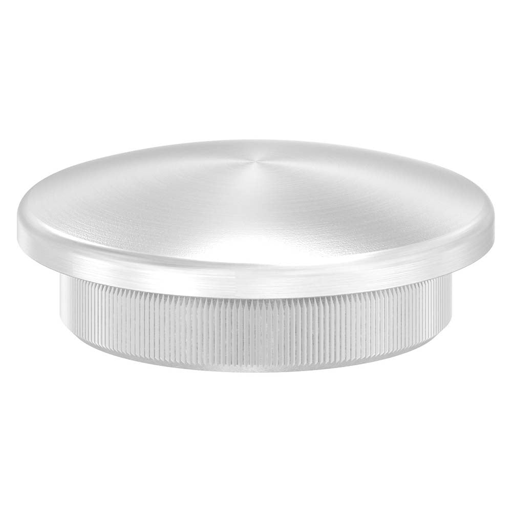 Endkappe leicht gewölbt, massiv, für Rohr ø 42,4 x 4,0mm, zum Einschlagen