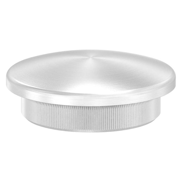 Endkappe leicht gewölbt, massiv, für Rohr ø 42,4 x 4,0mm, zum Einschlagen