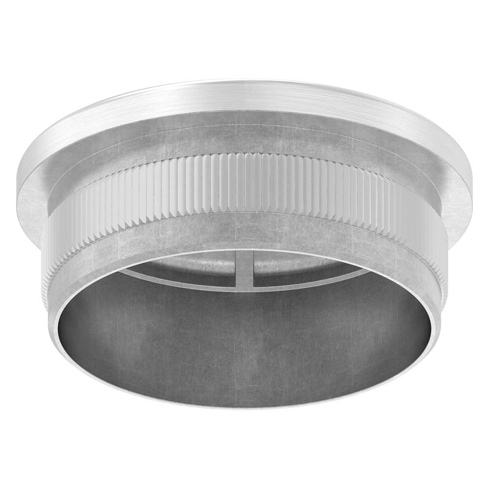 Endkappe leicht gewölbt, hohl, für Rohr ø 42,4 x 2,5mm, zum Einschlagen