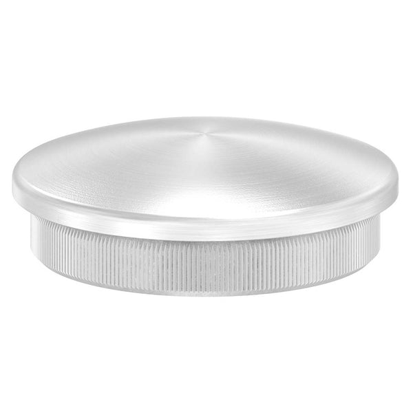 Endkappe leicht gewölbt, massiv, für Rohr ø 48,3 x 2,5mm, zum Einschlagen