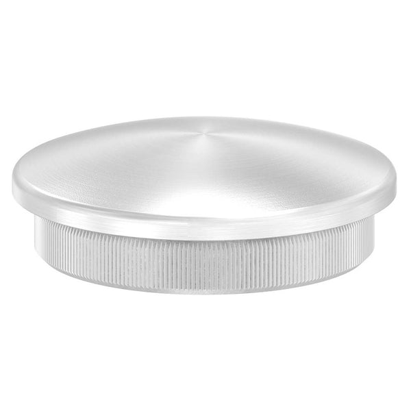 Endkappe leicht gewölbt, massiv, für Rohr ø 48,3 x 3,0mm, zum Einschlagen
