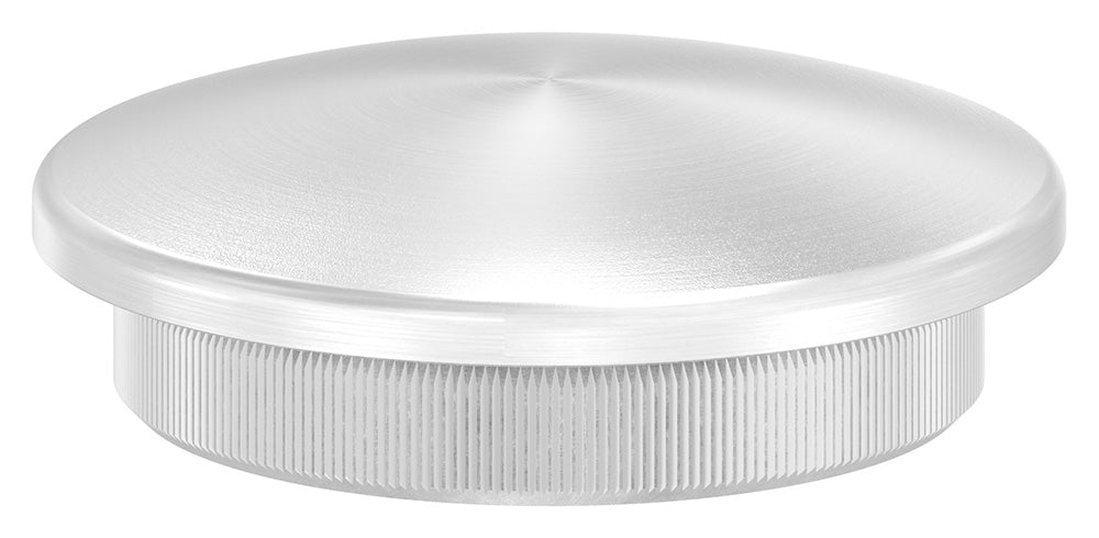 Endkappe leicht gewölbt, massiv, für Rohr ø 48,3 x 4,0mm, zum Einschlagen