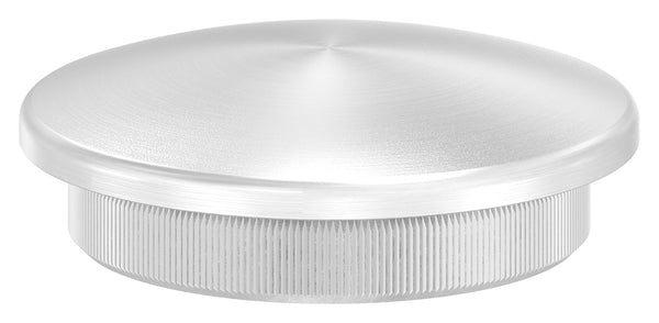Endkappe leicht gewölbt, massiv, für Rohr ø 48,3 x 4,0mm, zum Einschlagen