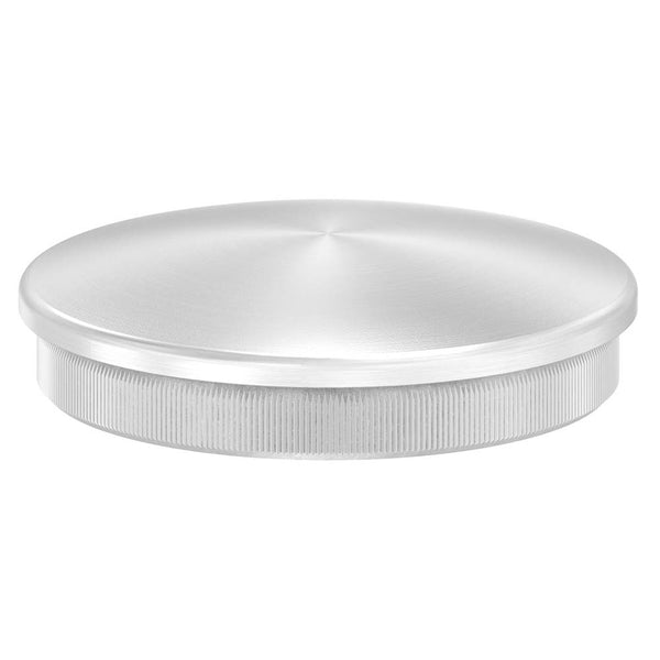 Endkappe leicht gewölbt, massiv, für Rohr ø 60,3 x 2,0mm, zum Einschlagen
