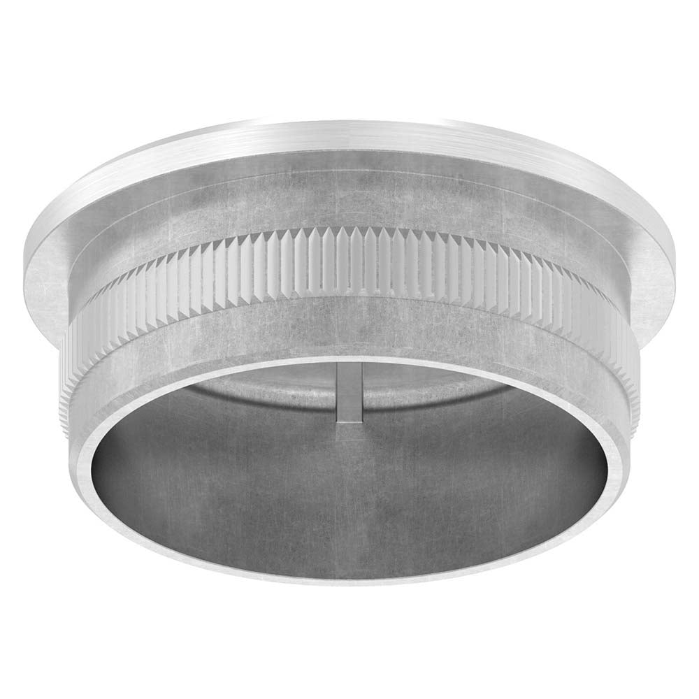 Endkappe flach, hohl, für Rohr ø 42,4 x 1,8mm, zum Einschlagen
