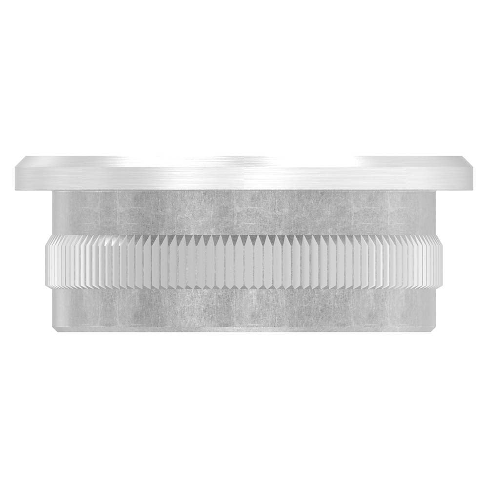 Endkappe flach, hohl, für Rohr ø 42,4 x 3,0mm, zum Einschlagen