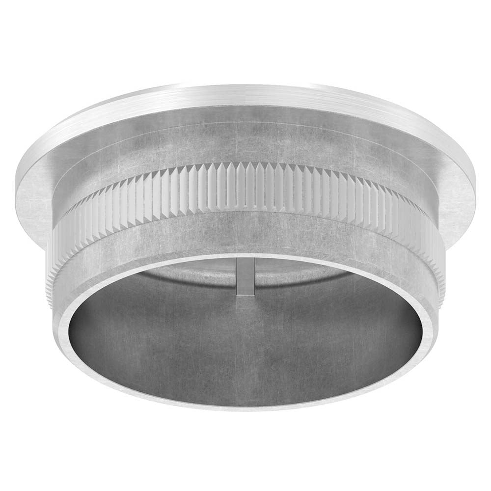 Endkappe flach, hohl, für Rohr ø 42,4 x 2,0mm, zum Einschlagen