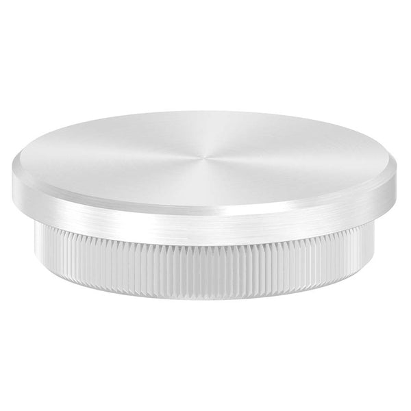 Endkappe flach, massiv, für Rohr ø 48,3 x 3,0mm, zum Einschlagen