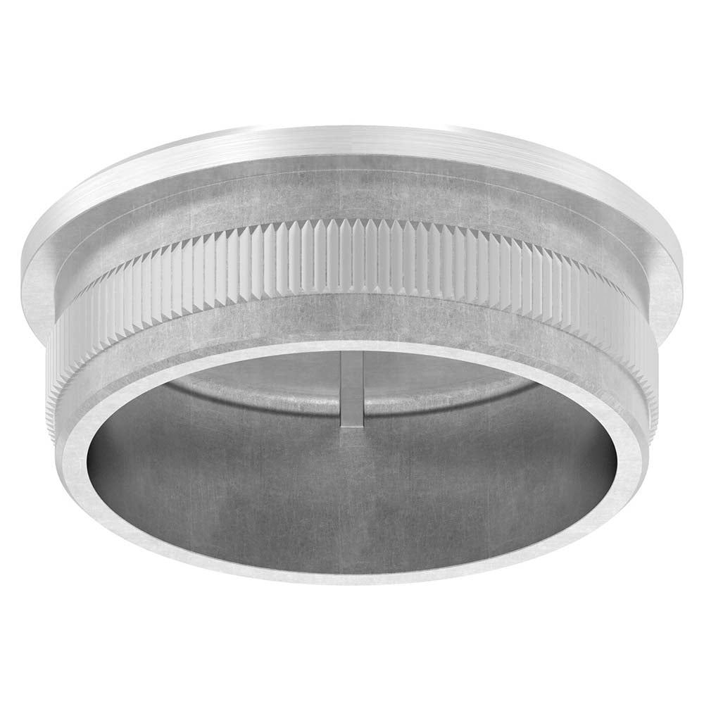 Endkappe flach, hohl, für Rohr ø 48,3 x 2,0mm, zum Einschlagen