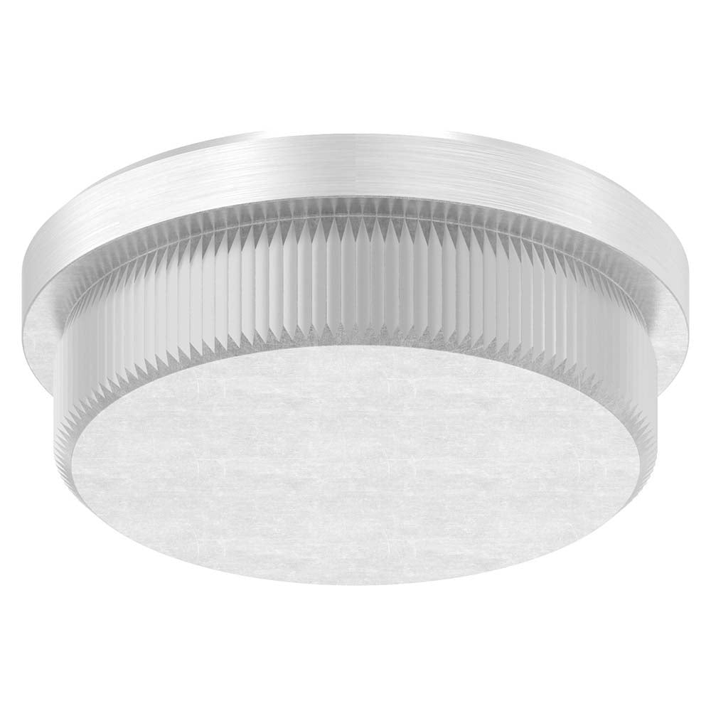 Endkappe flach, massiv, für Rohr ø 38,0 x 2,0mm, zum Einschlagen