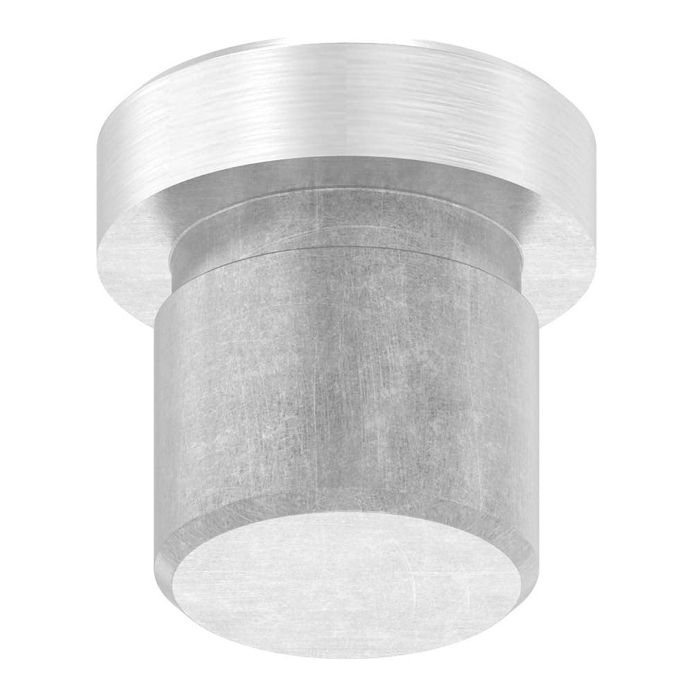 Endkappe flach, massiv, für Rohr ø 14,0 x 1,5mm, zum Einkleben