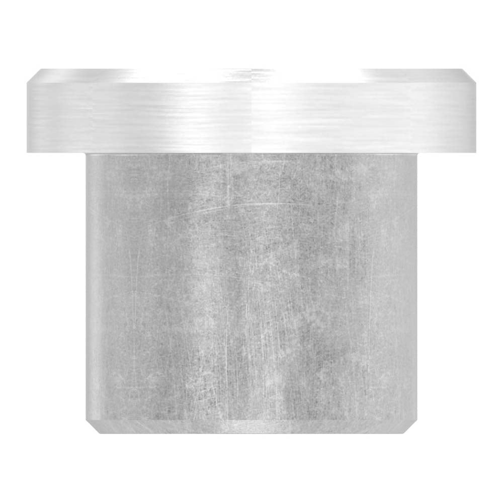 Endkappe flach, massiv, für Rohr ø 16,0 x 2,0mm, zum Einkleben