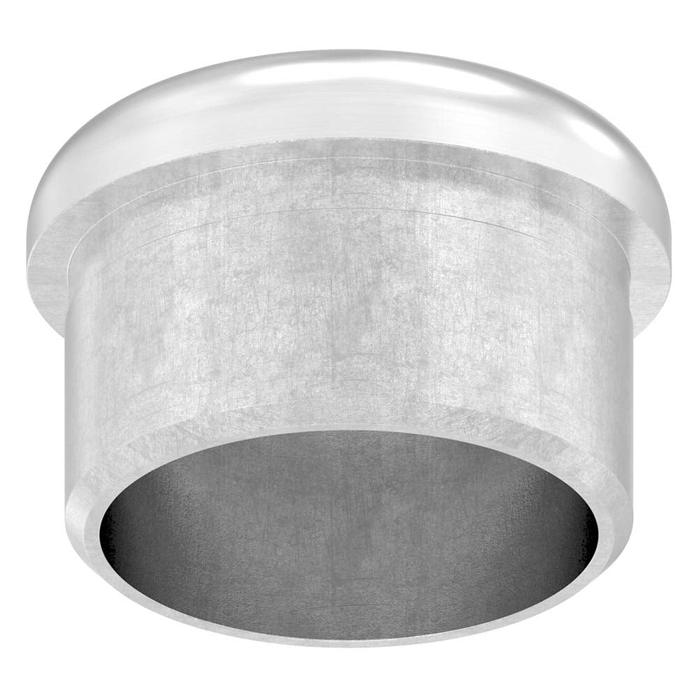Einklebkappe flach, hohl, für Rohr ø 33,7 x 2,0mm, zum Einkleben