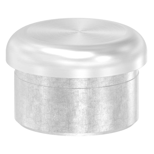 Einklebkappe flach, hohl, für Rohr ø 33,7 x 2,0mm, zum Einkleben