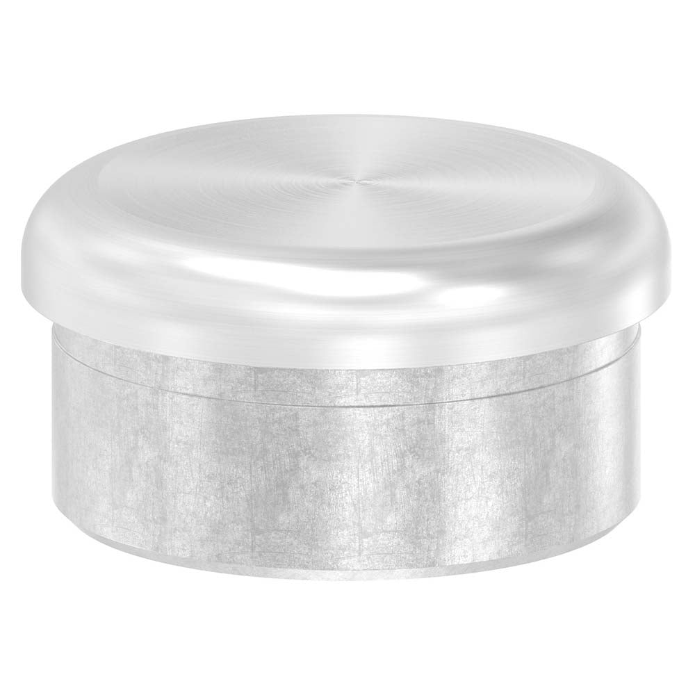 Einklebkappe flach, hohl, für Rohr ø 42,4 x 2,0mm, zum Einkleben