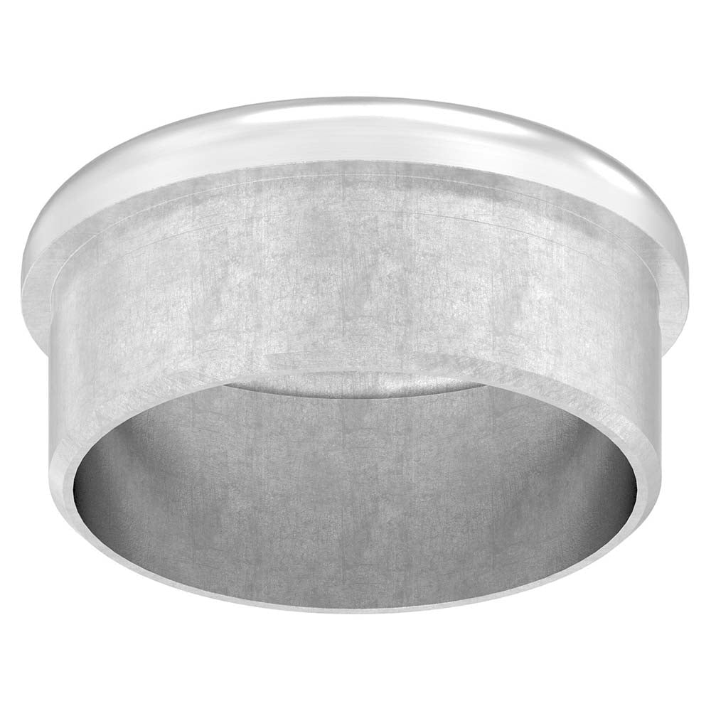 Einklebkappe flach, hohl, für Rohr ø 48,3 x 2,0mm, zum Einkleben