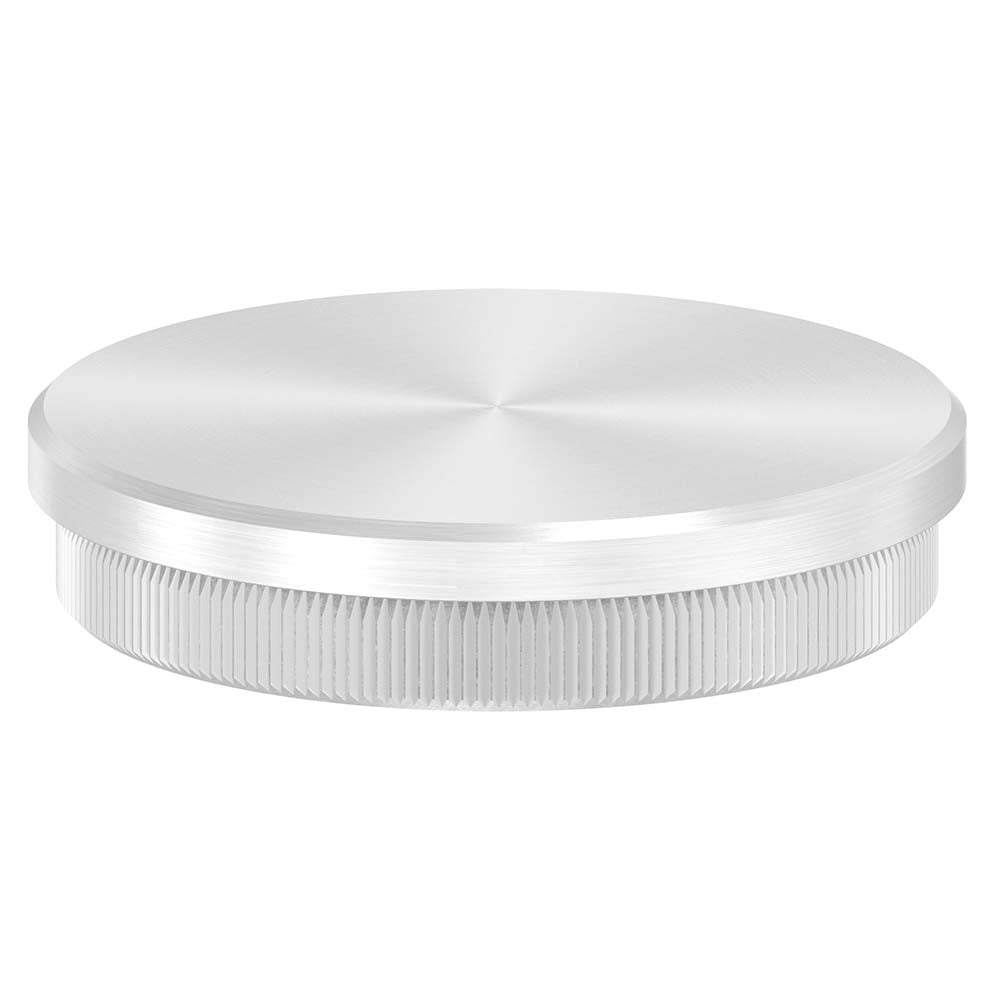 Endkappe flach, massiv, für Rohr ø 60,3 x 2,0mm, zum Einschlagen