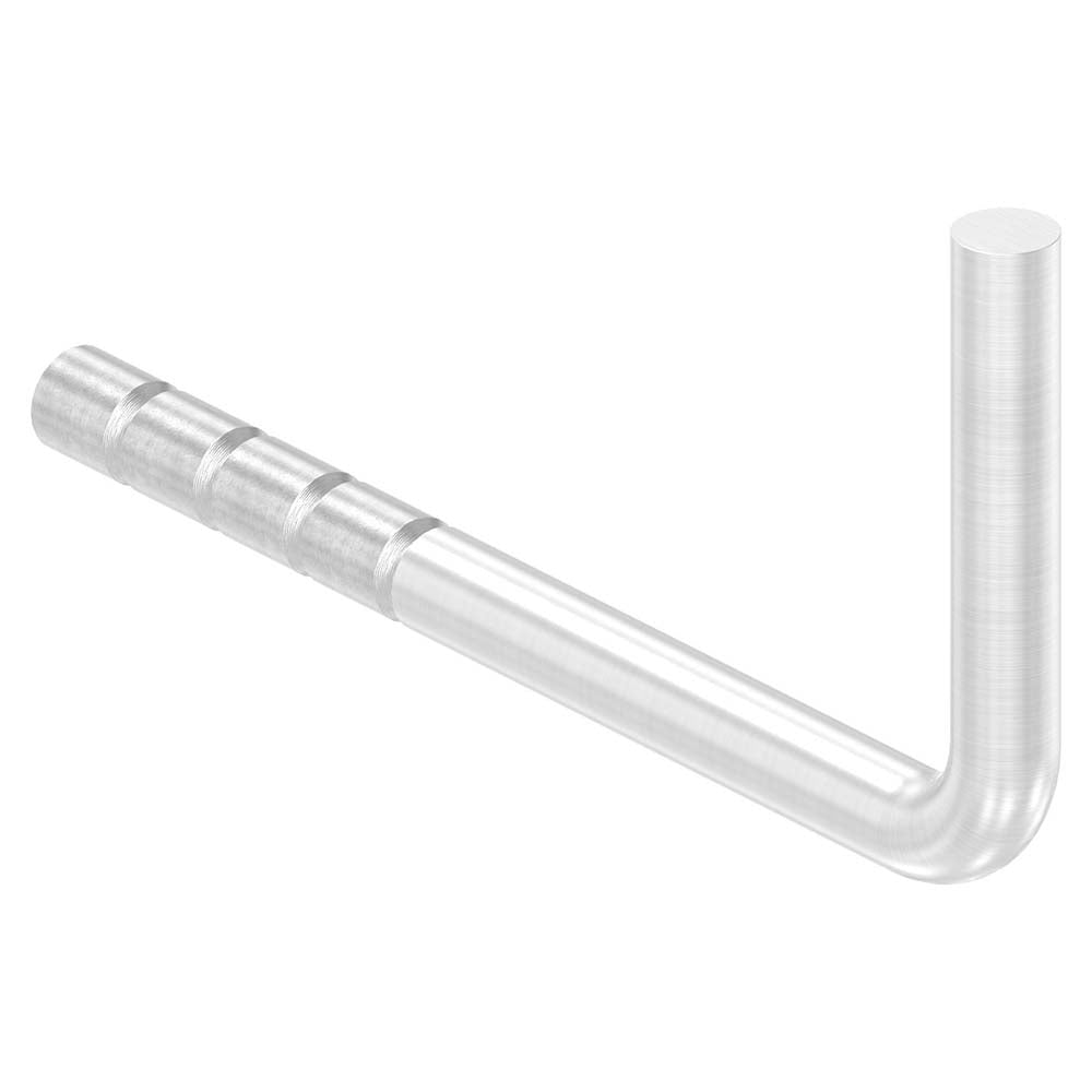 Handlaufhalter zur Wandbefestigung zum Einbetonieren, zum Anschweißen mit ø 12mm Bügel