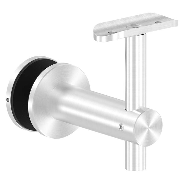 Handlaufhalter zur Glasbefestigung mit maximaler Glasstärke von 25,52mm, für ø 42,4 mm Rohr
